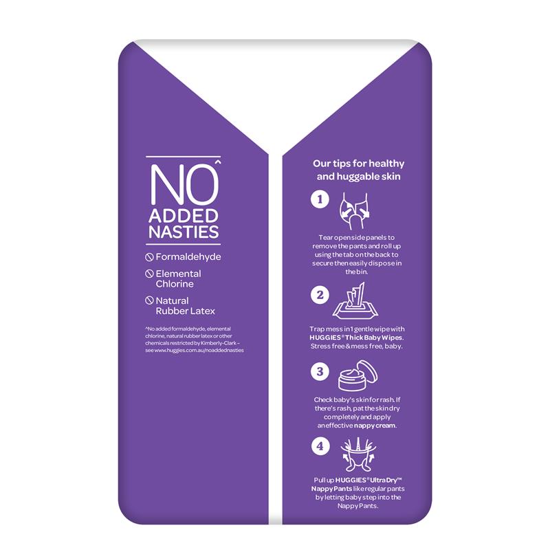 Buy Huggies Ultra Dry Nappy Pants Size 5 Girl 12 17kg Bulk 30 Pack