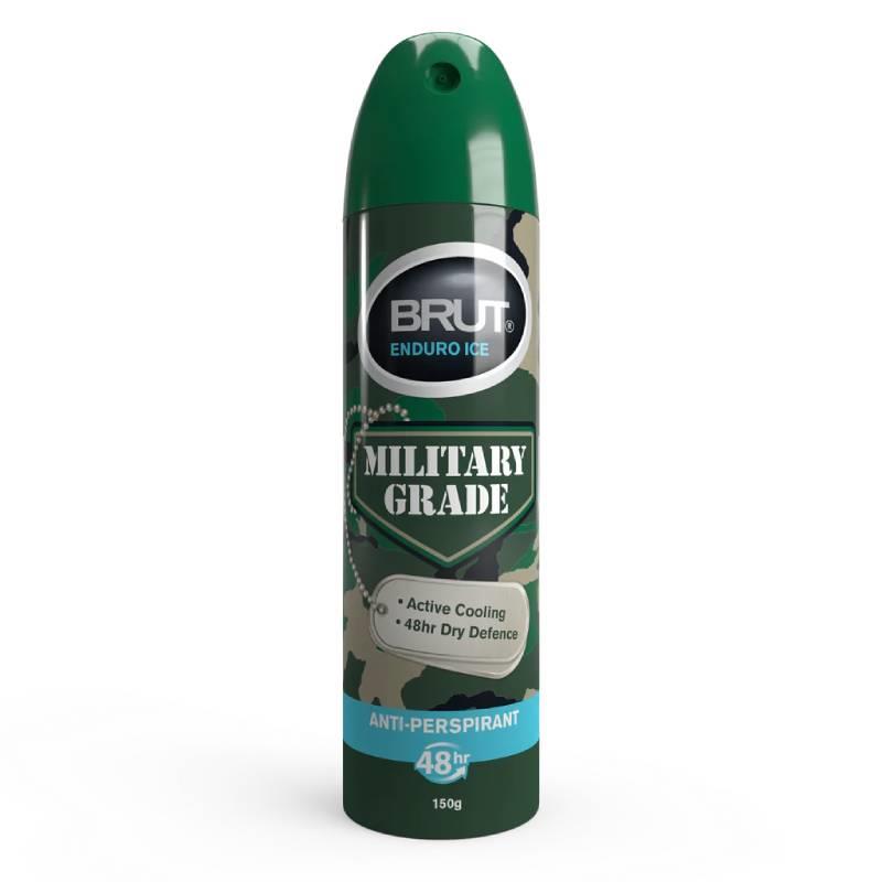 Buy Brut Military Grade Antiperspirant Deodorant Enduro Ice 150g Online