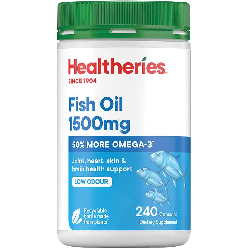 Buy Healtheries Fish Oil 1500mg 240 Capsules Online at Chemist Warehouse®