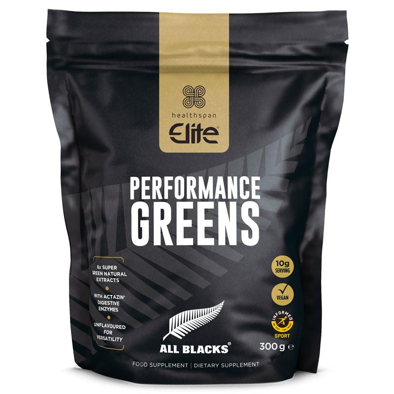 Buy Healthspan Elite All Blacks Performance Greens 300g Online at