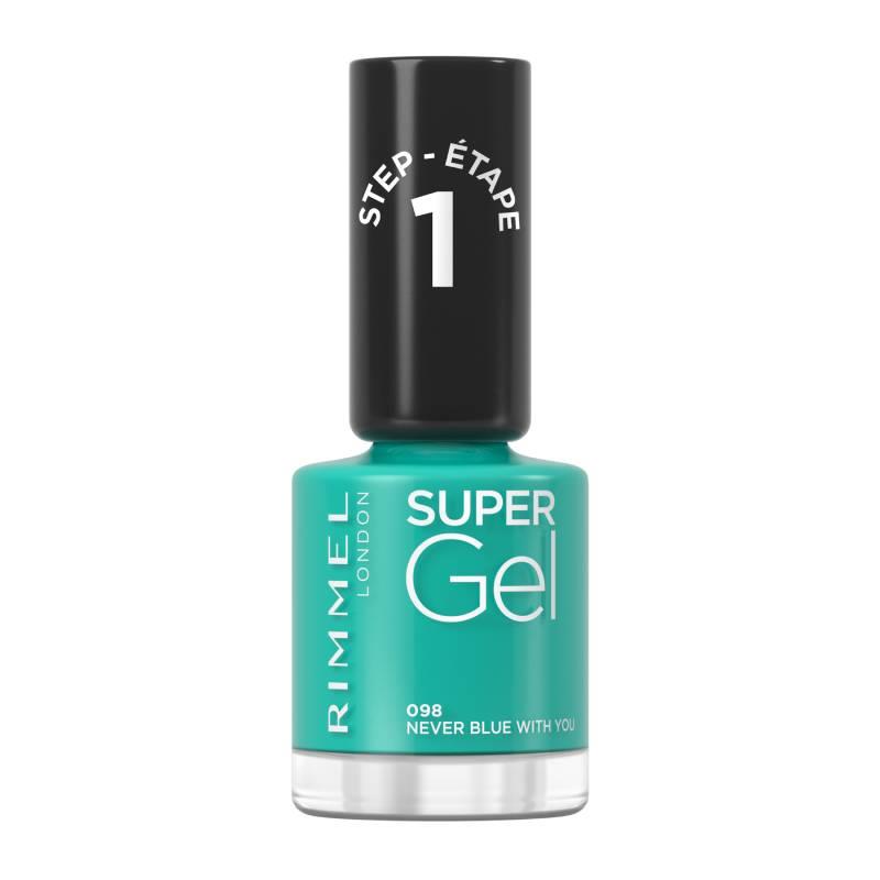 Buy Rimmel Super Gel Nail Polish 098 Never Blue With You Online at Chemist Warehouse®