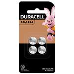 Duracell Specialty LR44 A76 4 Pack