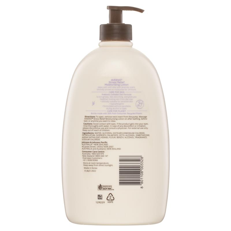 Buy Aveeno Stress Relief Lotion 1 Litre Online at Chemist Warehouse®