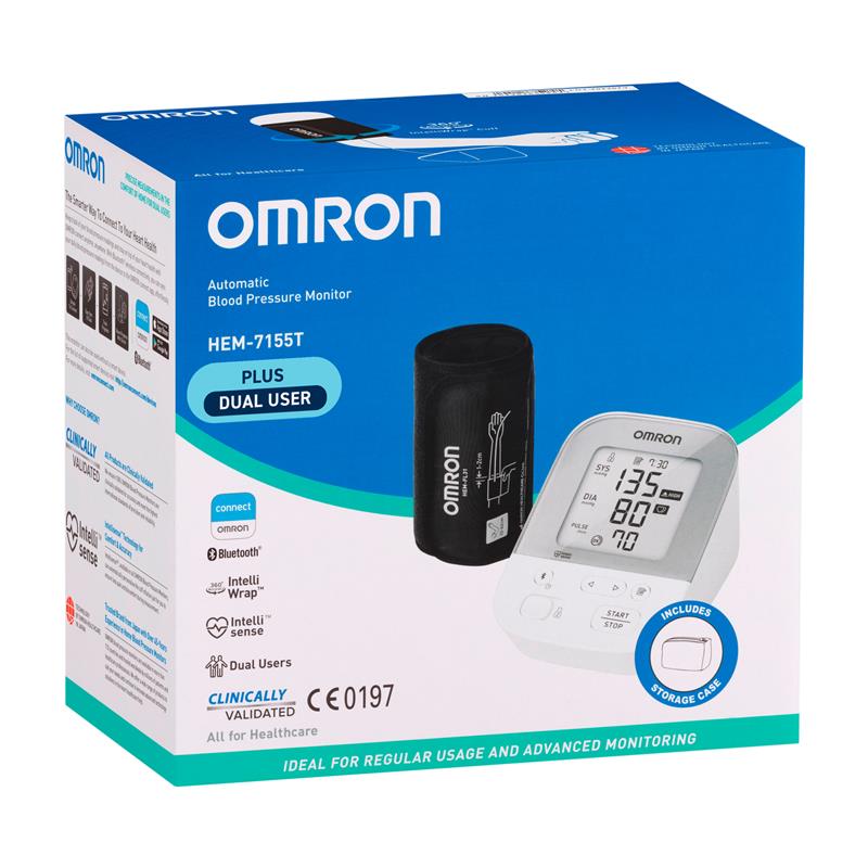 Buy Omron HEM7155T Plus Dual User Blood Pressure Monitor Online at