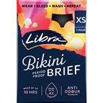Libra Bikini Period Proof Brief X-Small