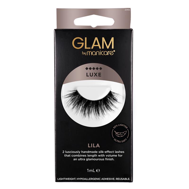 Buy Glam by Manicare Eyelashes Luxe Lila 22406 Online at Chemist Warehouse®