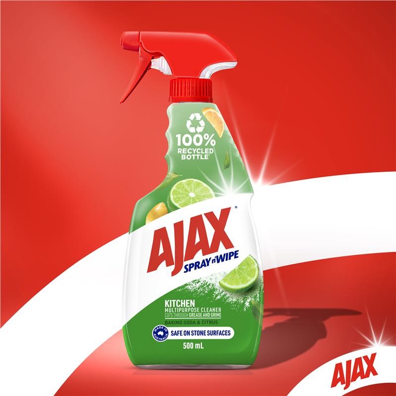 Buy Ajax Spray N Wipe Kitchen Cleaner Baking Soda And Citrus Trigger 500ml Online At Chemist