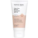 Natio Sun Clear Zinc Mineral Sunscreen SPF 50+ 50g