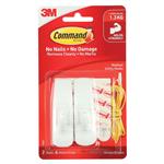 Command Medium Hooks White 2 Pack