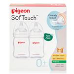 Pigeon SofTouch Peristaltic Plus Teat LLL 2 Pack