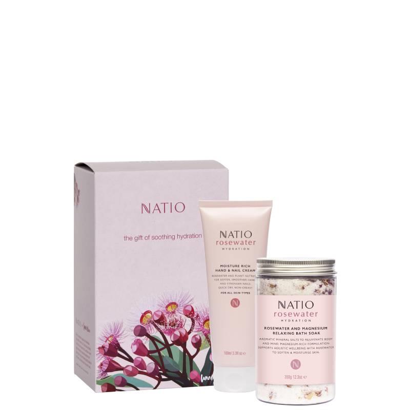 Buy Natio Gift Set Rosewater Hydration Gentle Rose Xmas 2022 Online at Chemist Warehouse®