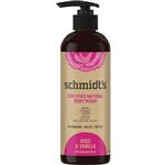 Schmidt's Body Wash Natural Rose & Vanilla 400ml CWH Exclusive