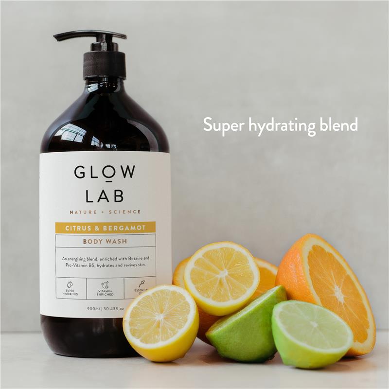 Buy Glow Lab Body Wash Citrus & Bergamot 900ml Online at Chemist Warehouse®
