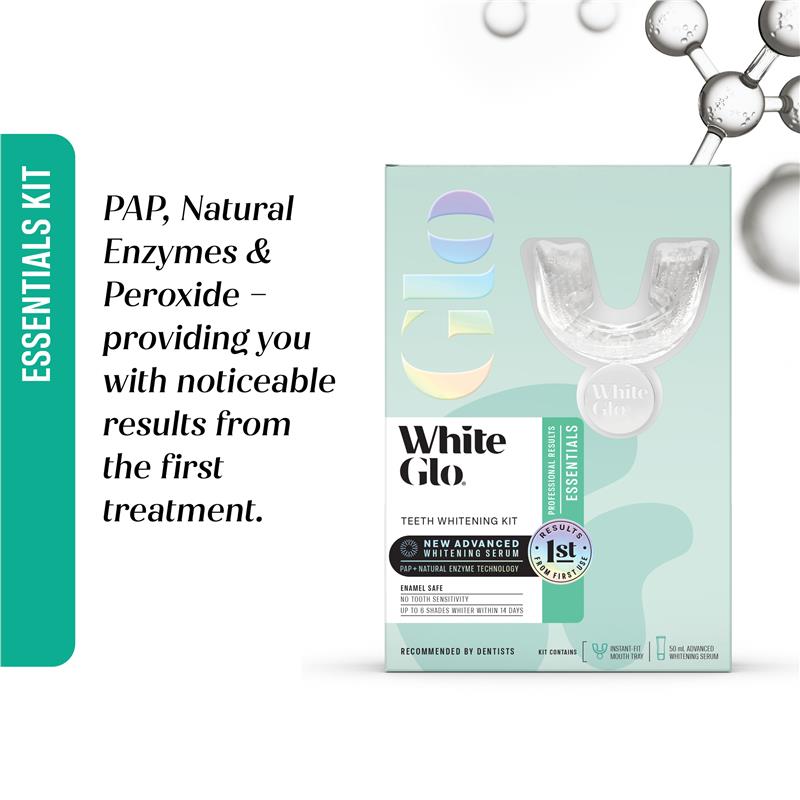 Buy White Glo Essentials Whitening Mouth Tray Kit Online at Chemist