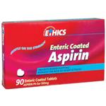 Ethics Aspirin Enteric Coated 90 Tablets
