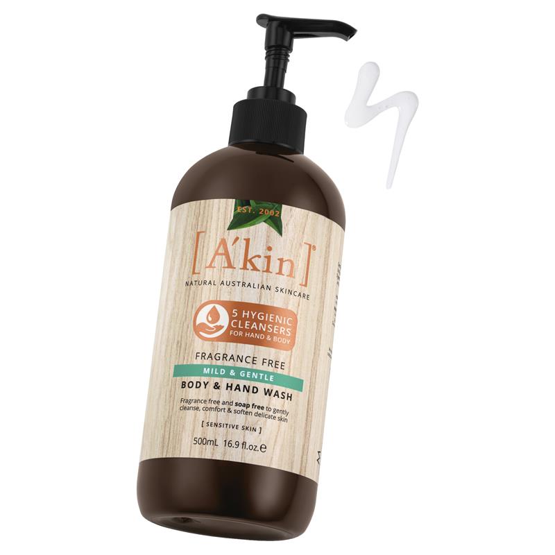 Buy Akin Body Wash Unscented 500ml Online at Chemist Warehouse®