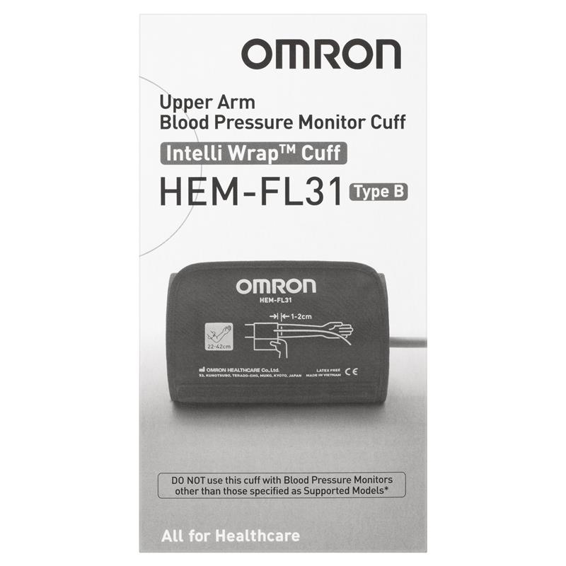 Buy Omron Medium To Large Intelli Wrap Cuff Type B 22 - 42cm Online at ...