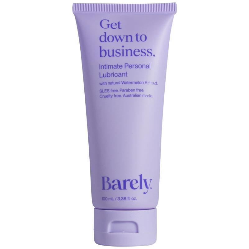 Buy Barely Get Down To Business Organic Personal Lubricant Scented 100ml  Online at Chemist Warehouse
