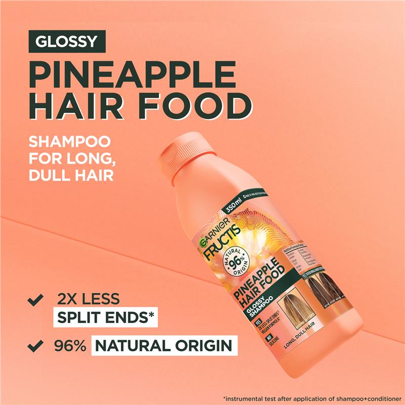 Buy Garnier Fructis Hair Food Pineapple Shampoo 350ml Online at Chemist