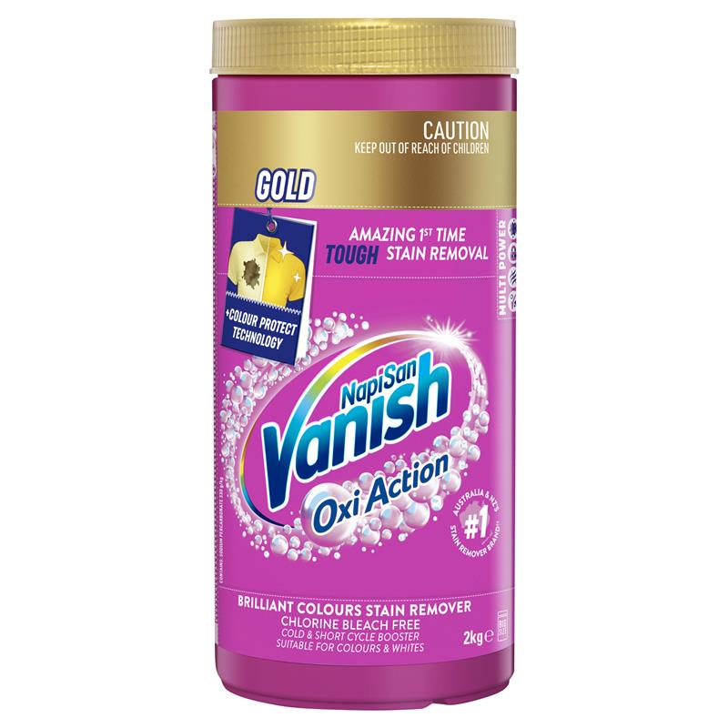Buy Vanish Napisan Gold Pro OxiAction 2kg Online at Chemist Warehouse®