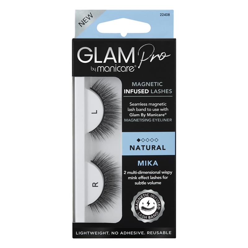 Buy Glam by Manicare Eyelashes Natural Mika Online at Chemist