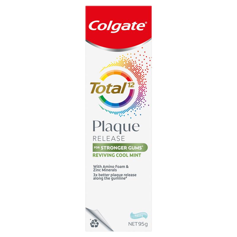 Buy Colgate Toothpaste Total Plaque Release Reviving Cool Mint 95g