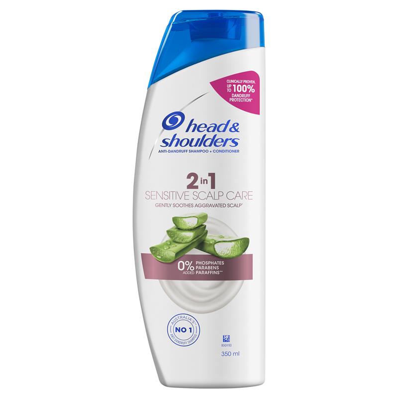 Buy Head & Shoulders 2 In 1 Sensitive Scalp Care 350ml Online at ...