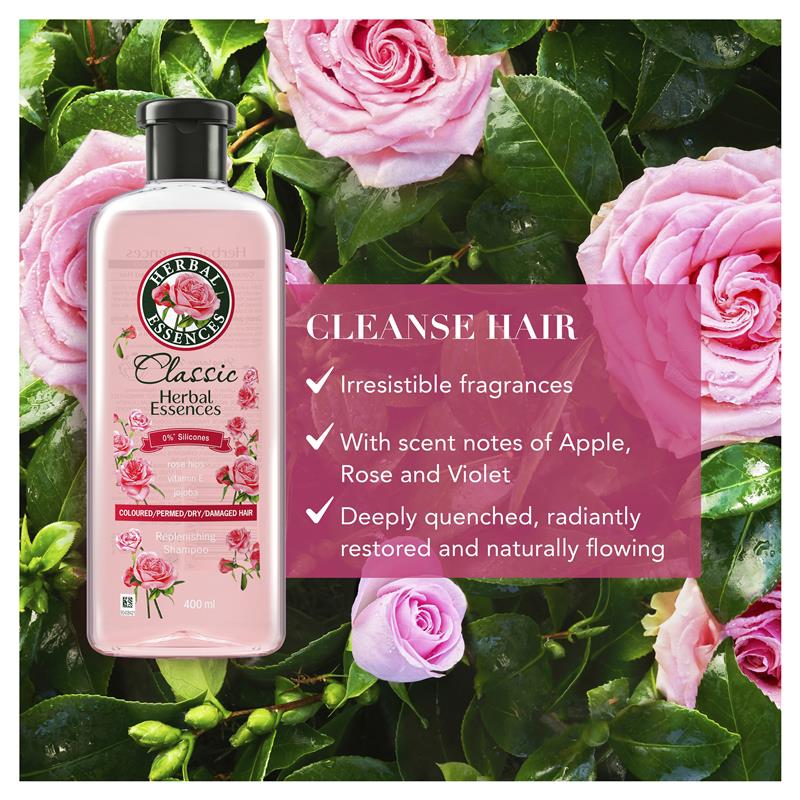 Buy Herbal Essences Classics Rose Hips Shampoo 400ml Online at Chemist