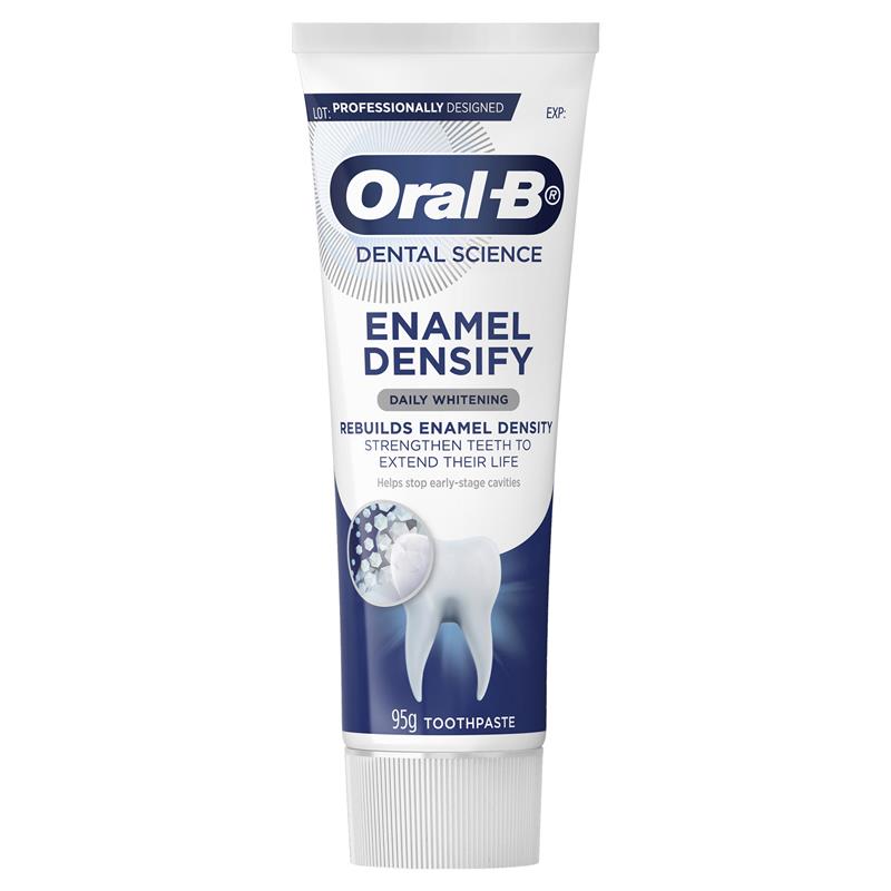 Buy Oral B Toothpaste Enamel Densify Daily Whiten 95g Online at Chemist