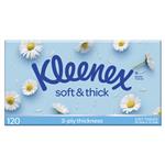 Kleenex Facial Tissue Soft & Thick 120 Pack