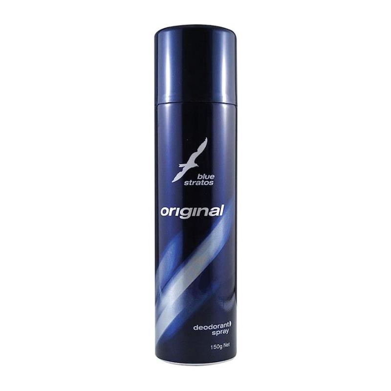 Buy Blue Stratos Deodorant Spray 150g Online at Chemist Warehouse®