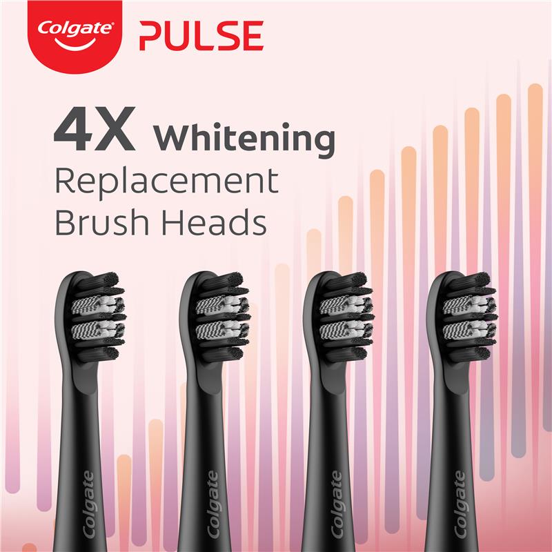 Buy Colgate Electric Toothbrush Refills Pulse Whitening 4 Pack Online at Chemist Warehouse®
