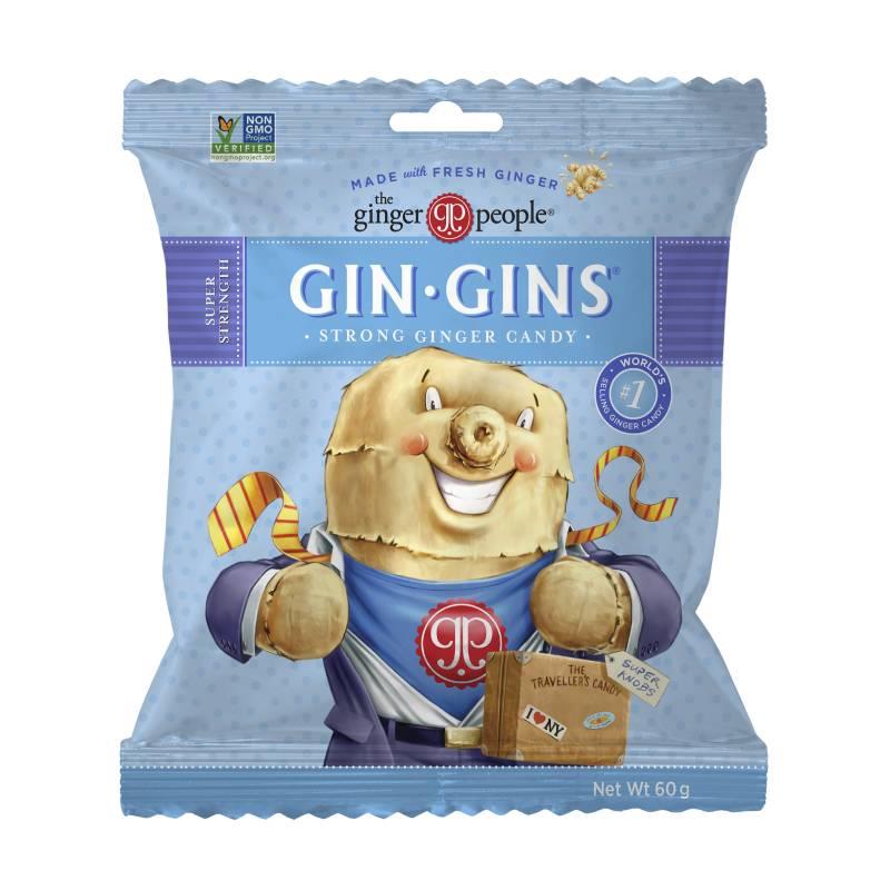 Buy Gin Gins Ginger Hard Candy Super Strength Bag 60g Online at Chemist