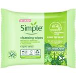 Simple Biodegradable Cleansing Wipes 25 Pack