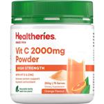 Healtheries Vit C 2000mg with Vit D & Zinc Powder 250g