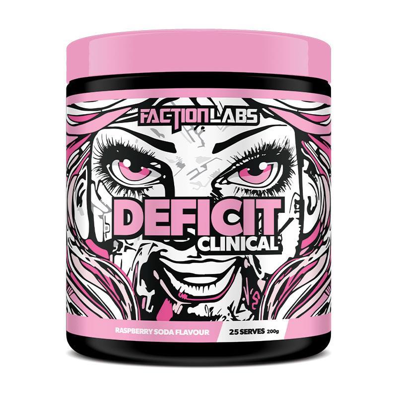 Buy Faction Labs Deficit Clinical Thermogenic Raspberry Soda 200g ...