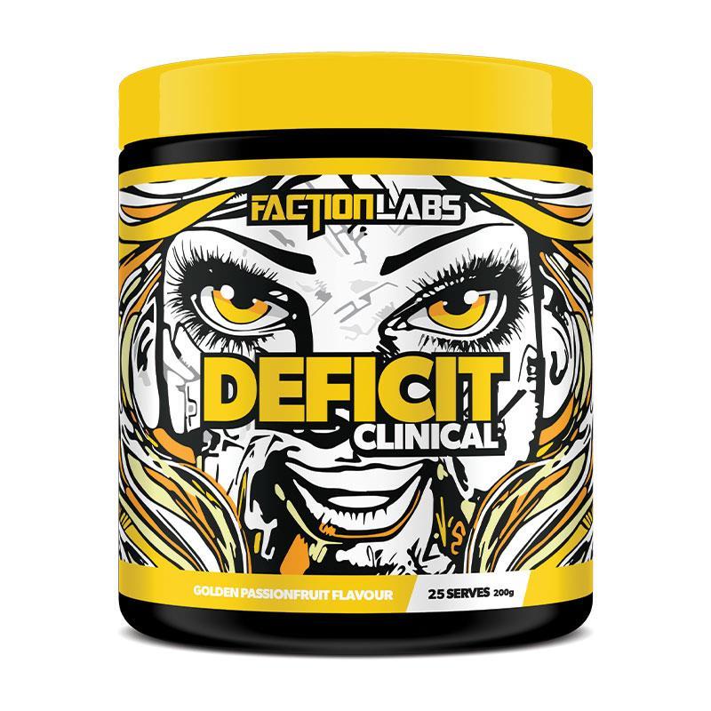 Buy Faction Labs Deficit Clinical Thermogenic Golden Passionfruit 200g Exclusive Size Online at