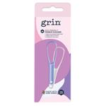 Grin Tongue Cleaner Twin Pack Blue Purple & Ivory