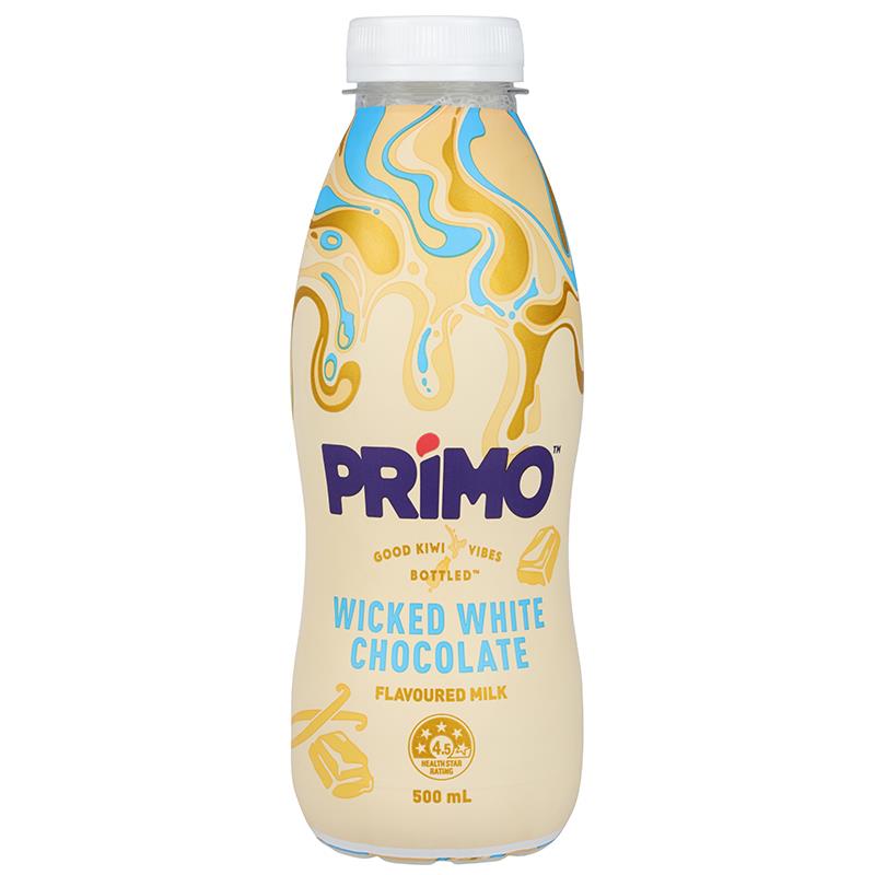 Buy Primo Flavoured Milk Wicked White Chocolate UHT 500ml Online at ...