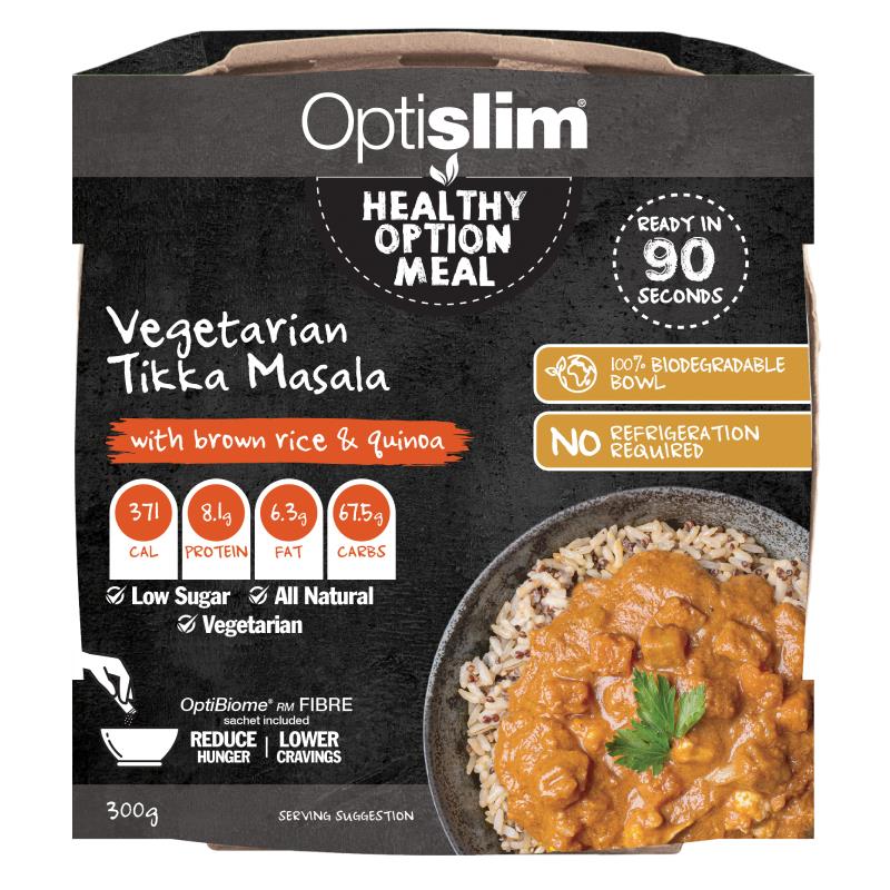 Buy Optislim Healthy Option Meal Vegetarian Tikka Masala 300g Online at