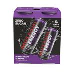 Musashi Energy Drink Purple Grape 4 x 250ml Pack