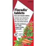 Floradix Vegan Iron & Vitamin 84 Tablets