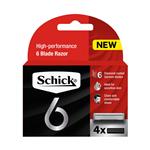 Schick Hydro 6 Refill 4 Pack