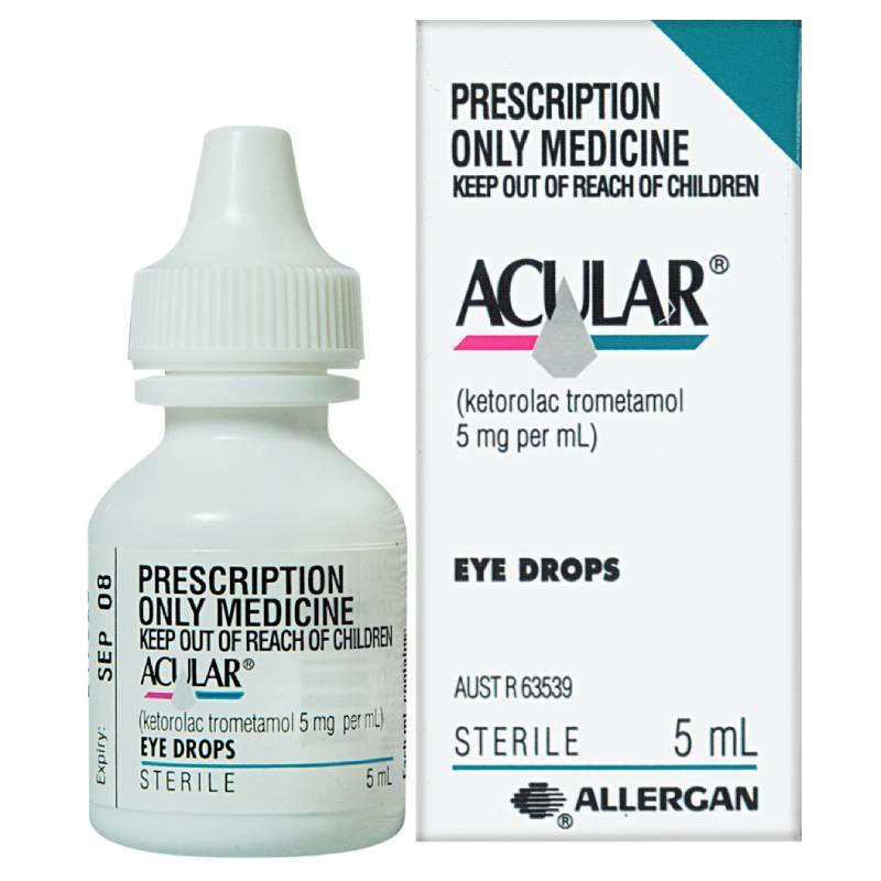 Buy Acular Eye Drops 5ml Ketorolac Online at Chemist Warehouse®