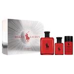 Ralph Lauren Polo Red Eau De Toilette 125ml 3 Piece Set