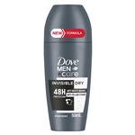 Dove for Men Antiperspirant Deodorant Roll On Invisible Dry 50ml