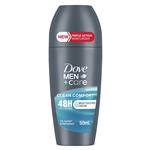 Dove for Men Antiperspirant Deodorant Roll On Clean Comfort Moisturising 50ml