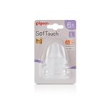 Pigeon SofTouch Gen 3 Teat L 2 Pack