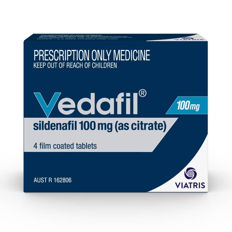 Buy Vedafil 100mg Tablets 4 Sildenafil Online at Chemist Warehouse