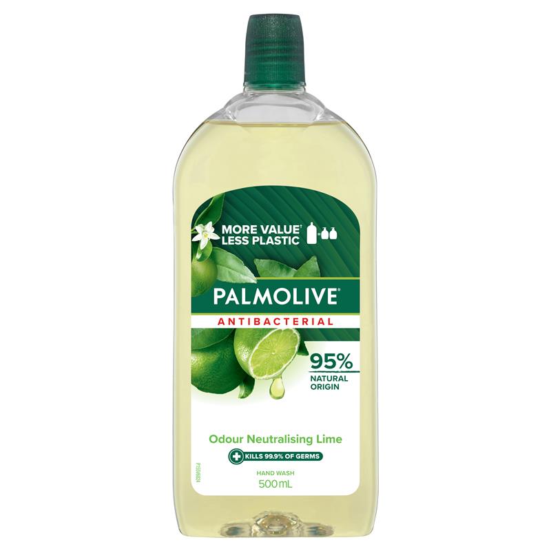 Buy Palmolive Liquid Hand Wash Antibacterial Lime 500ml Refill Online